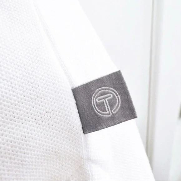 💚T by Talbots White Sleeveless Polo with Embroidery - Picture 6 of 9